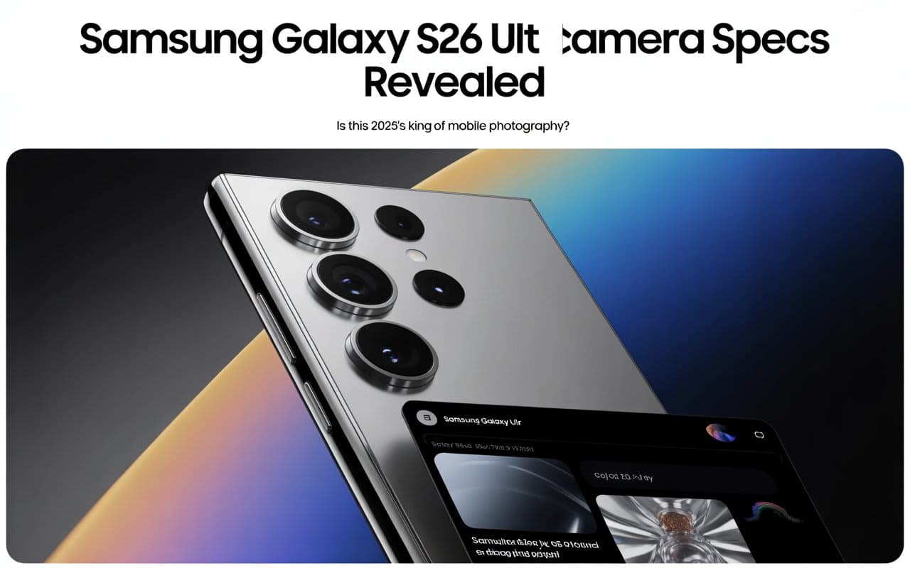 Samsung Galaxy S26 Ultra Camera Specs Revealed