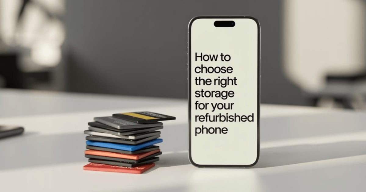 Choose the Right Storage for Your Refurbished Phone
