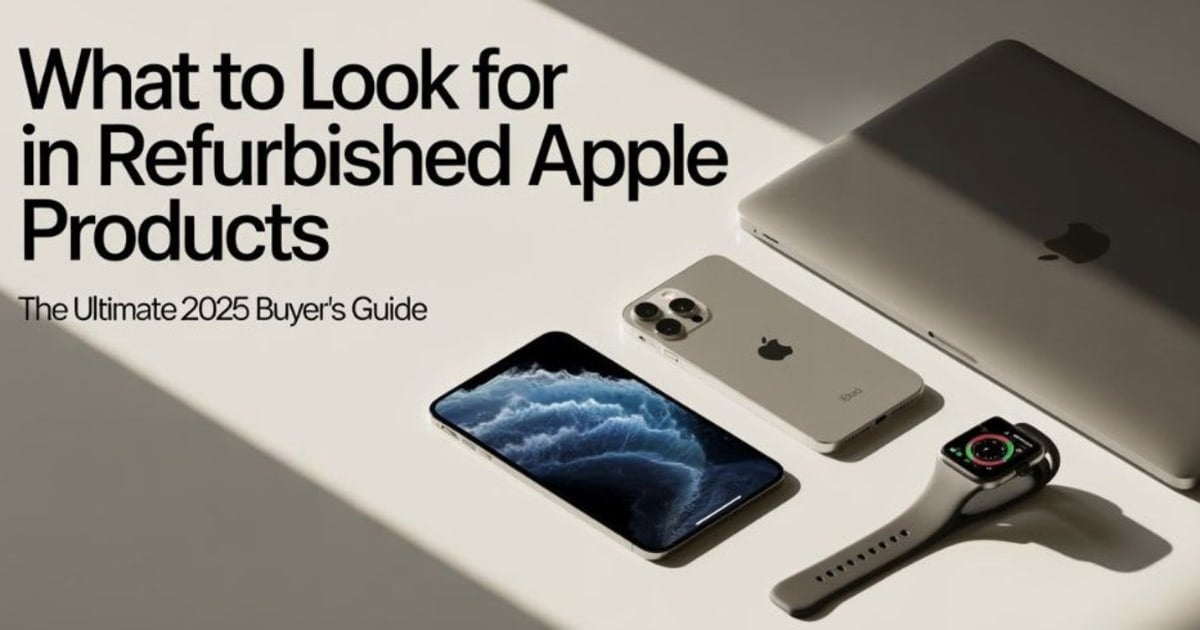What to Look for in Refurbished Apple Products