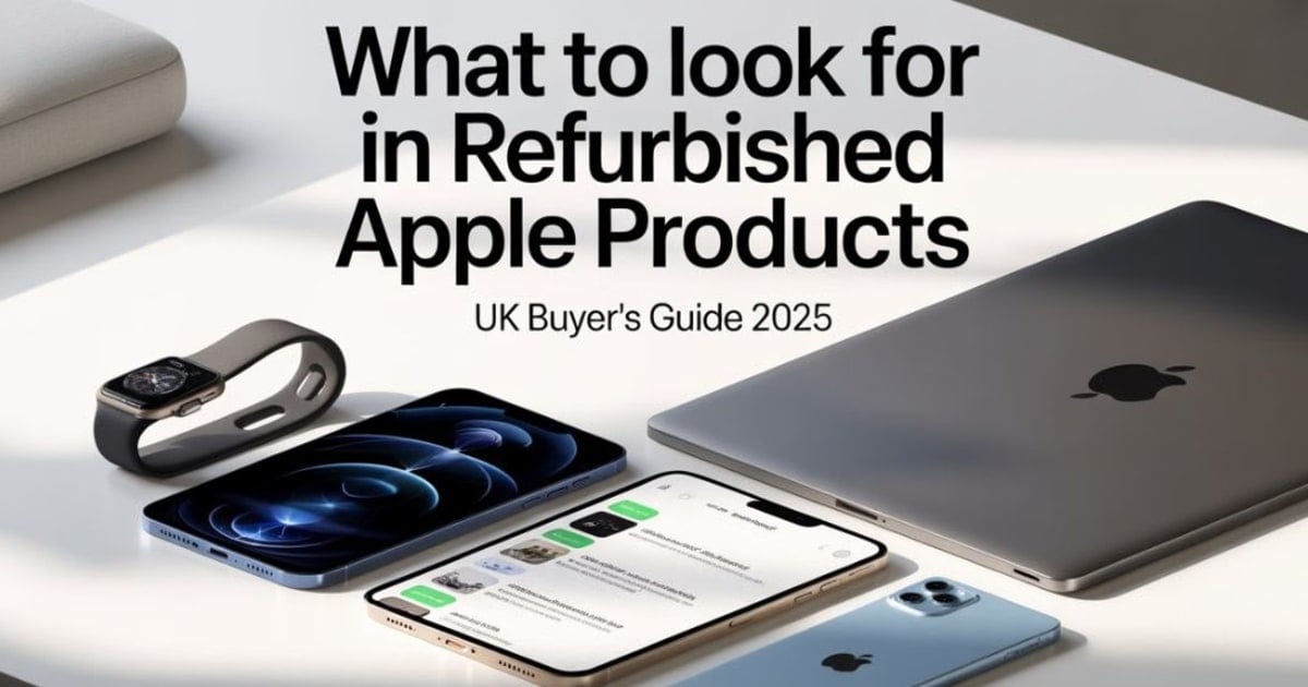 Look for in Refurbished Apple Products