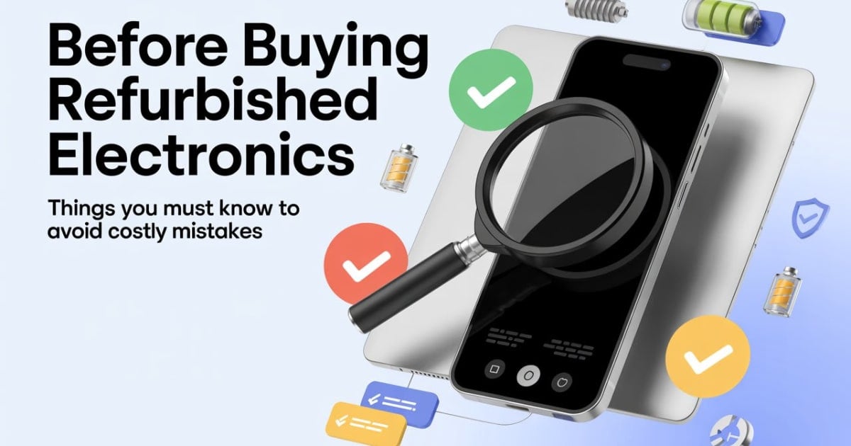 Buying Refurbished Electronics