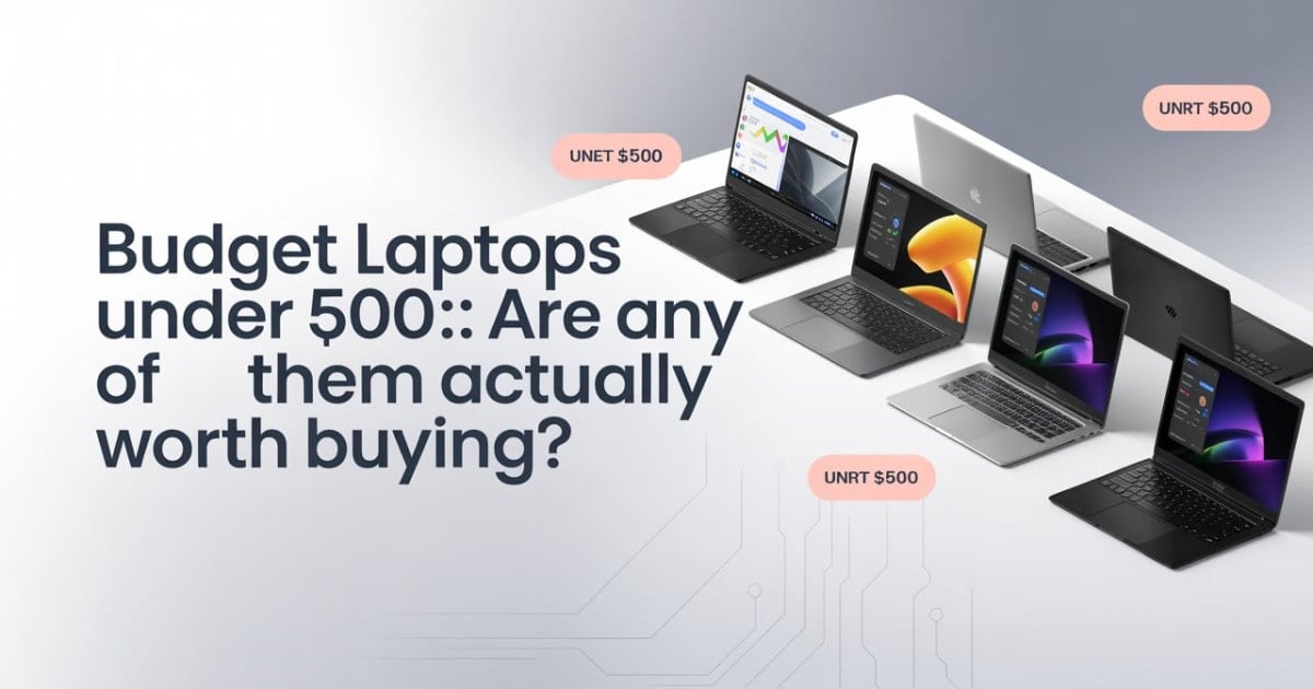 Budget Laptops Under $500